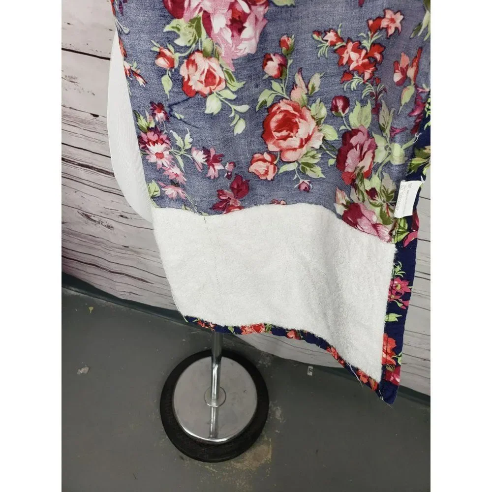 Kids N such breastfeeding cover floral blue with‎ burp cloth nursing
